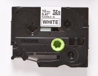 Taśma do drukarki etykiet Brother TZEFX231 12mm Czarny na Białym Flexible - obrazek 2