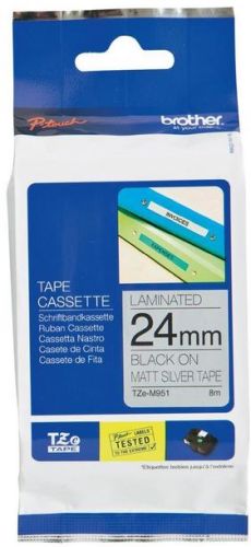 Taśma do drukarki etykiet Brother TZEM31 12mm Czarny na Przeźroczystym - obrazek 3