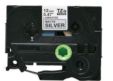 Taśma do drukarki etykiet Brother TZEM931 12mm Czarny na Srebrnym - obrazek 4