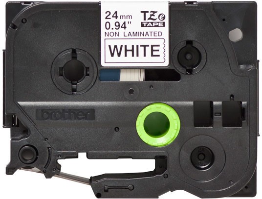 Taśma do drukarki etykiet Brother TZEN251 24mm Czarny na Białym - obrazek 4