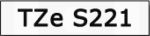 Taśma do drukarki etykiet Brother TZeS221  9mm Czarny na Białym