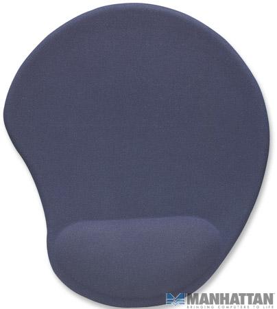 Podkładka pod mysz z żelową podpórką na nadgarstek Manhattan Niebieska