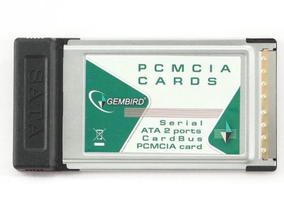 Kontroler PCMCIA na 2 x SATA Gembird - obrazek 2