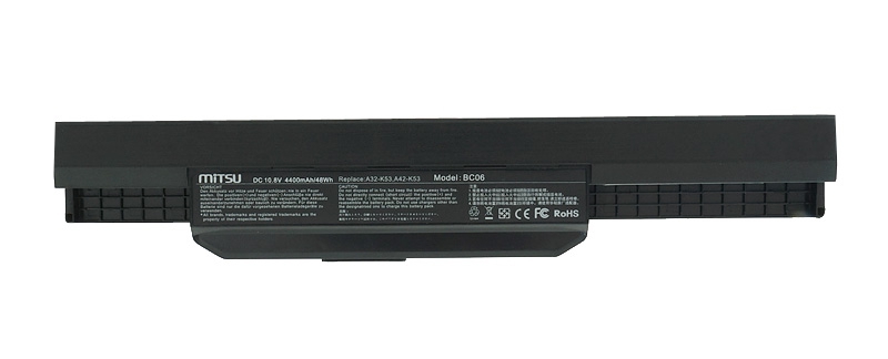 Bateria do laptopa Asus A5; K53 10.8 V 4400 mAh - obrazek 3