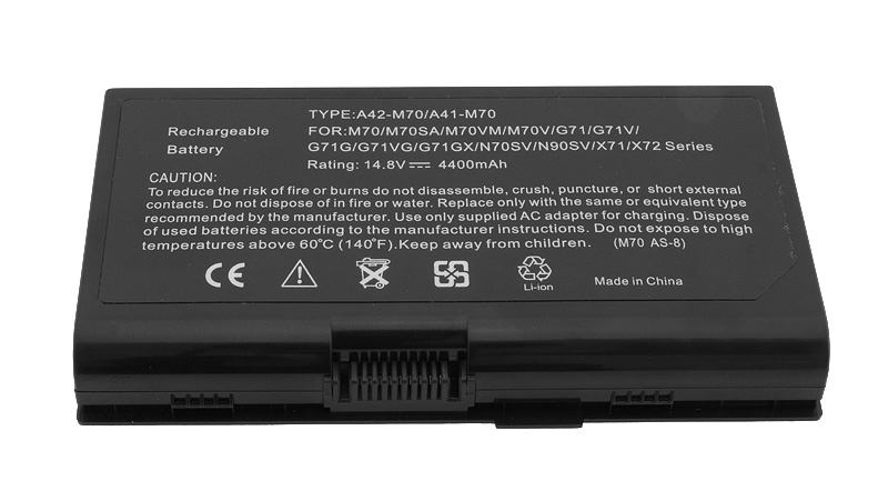 Bateria do laptopa Asus G72; M70; N70 14.8 V 4400 mAh - obrazek 3