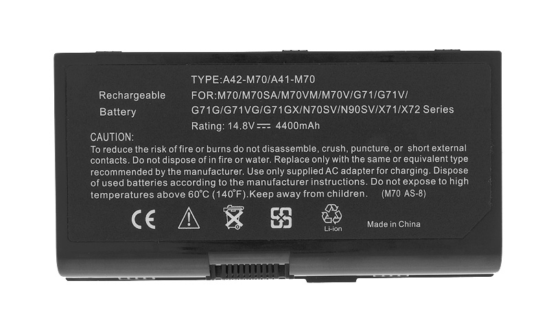 Bateria do laptopa Asus G72; M70; N70 14.8 V 4400 mAh - obrazek 5