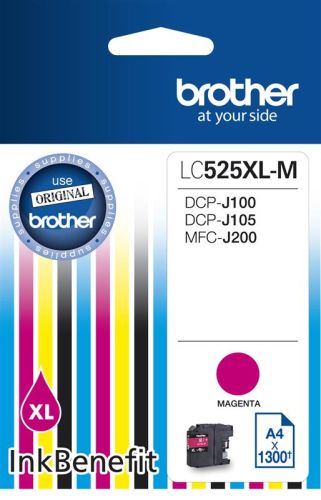 Tusz Brother  LC525XLM  Magenta  1300 str.