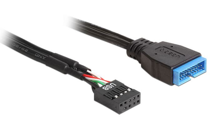 Adapter USB 3.0 na 2.0 wewnętrzny 0.3 m Delock - obrazek 2