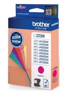 Tusz Brother LC223M Magenta 550 str. - obrazek 2