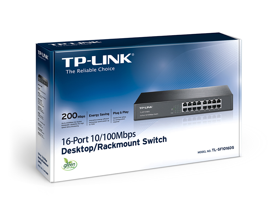 Switch TP-Link TL-SF1016DS 16x10/100 MB/s - obrazek 3