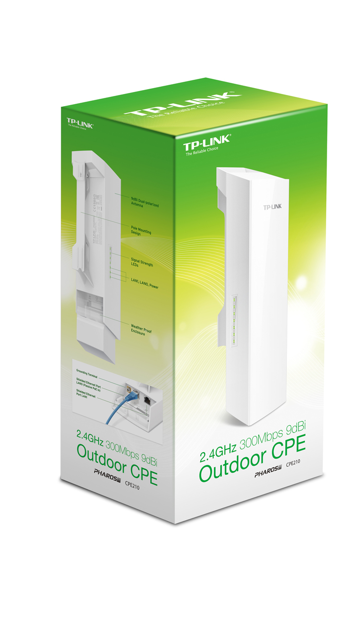 Access Point N300 TP-Link CPE210 2.4GHz Outdoor 9dBi - obrazek 5