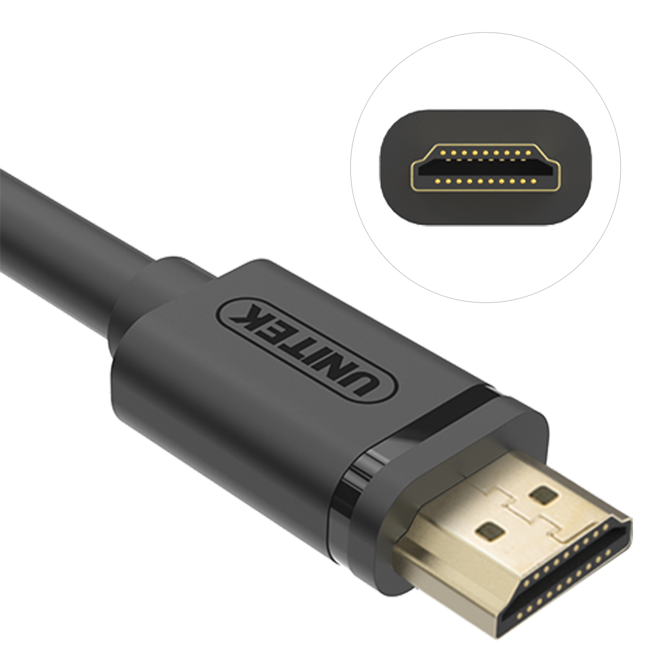 Kabel HDMI męski na HDMI męski v.2.0 2.0 m Unitek - obrazek 4