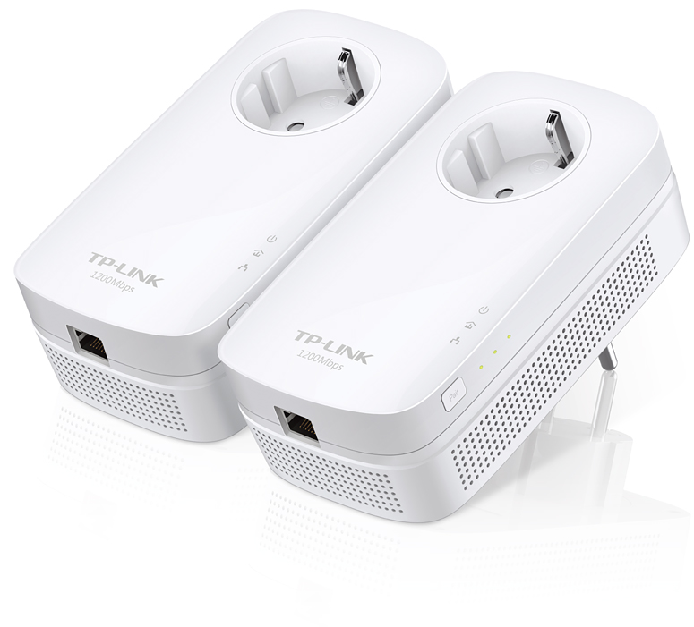 HomePlug TP-Link TL-PA8010P KIT Powerline Adapter AC PassThrough Gigabit AV1200 Twin Pack - obrazek 5