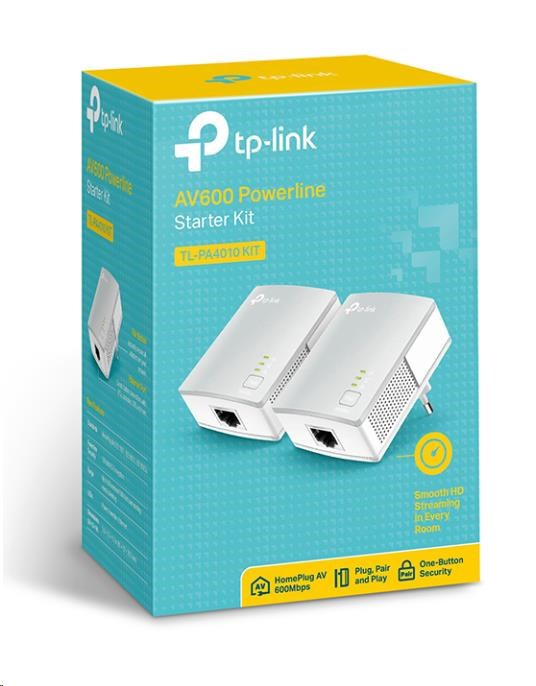HomePlug TP-Link TL-PA4010 KIT Nano Powerline Adapter StarterKit AV600 - obrazek 2