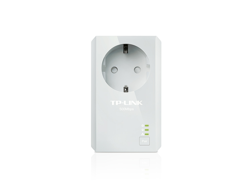 HomePlug TP-Link TL-PA4010P KIT Powerline Adapter PassThrough StarterKit AV600 - obrazek 3