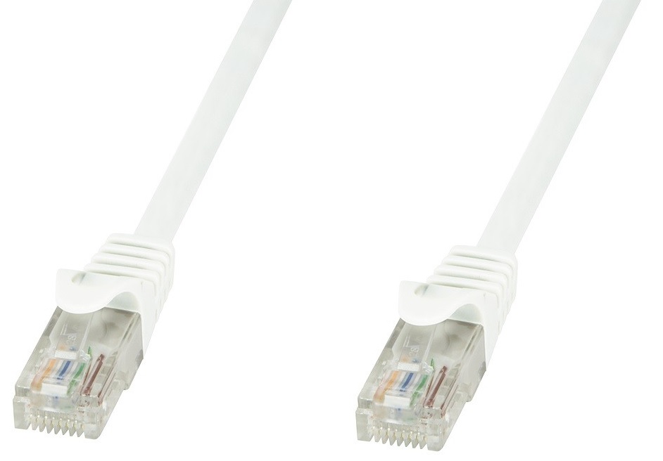 Kabel RJ45/RJ45 20 m Patchcord Kategoria 6 Biały