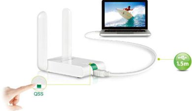 Bezprzewodowa karta sieciowa USB Wi-Fi 300Mbps 802.11n TP-Link TL-WN822N - obrazek 4