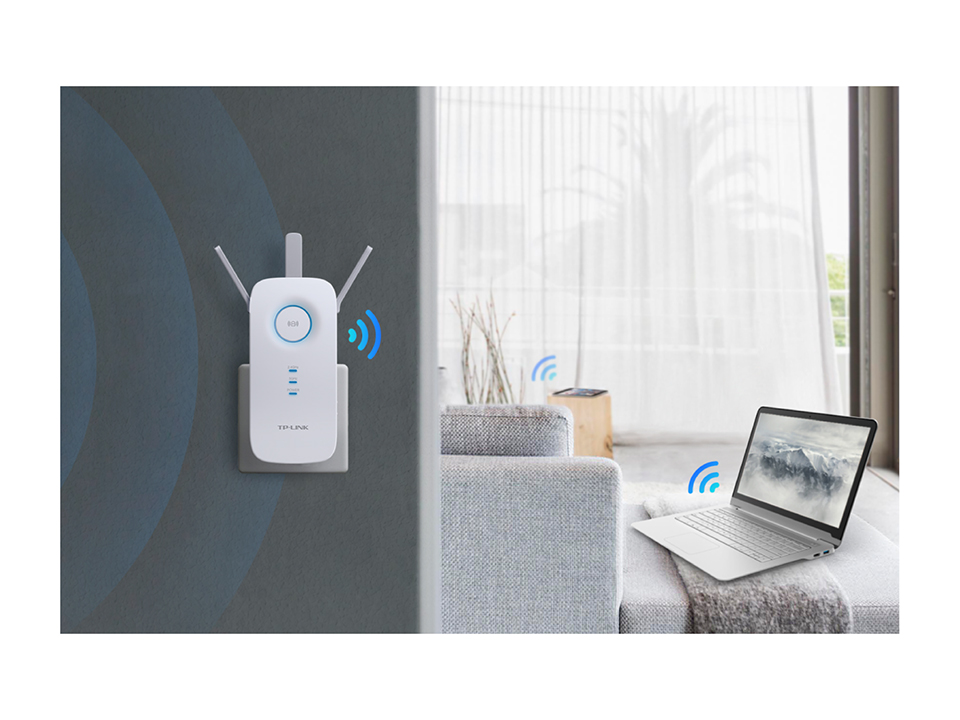 Wzmacniacz sieci bezprzewodowej Wi-Fi Dual-Band AC1750 TP-Link RE450 - obrazek 4