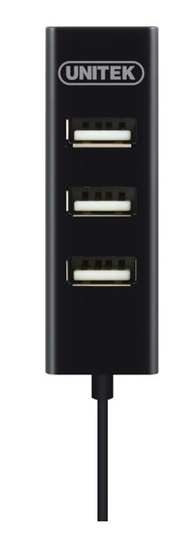 HUB USB 2.0 4 portowy Unitek - Czarny - obrazek 4