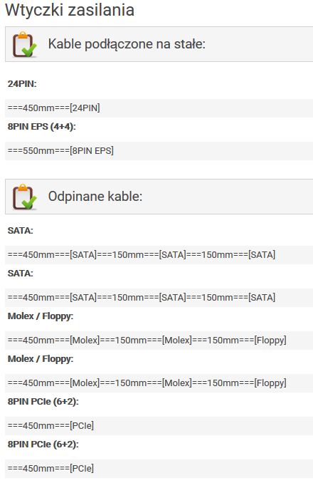 Zasilacz ATX 650W Chieftec A-80 - obrazek 3