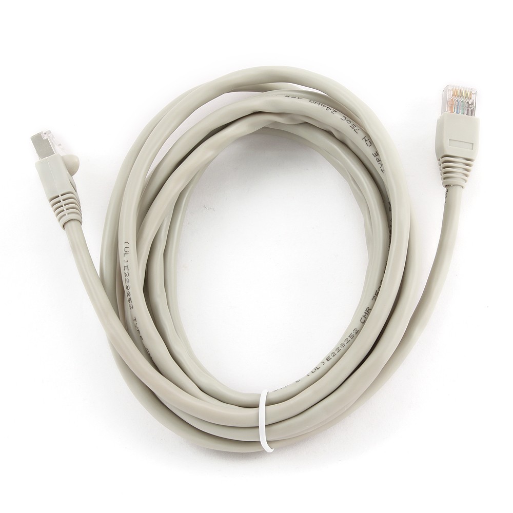 Kabel RJ45/RJ45  3 m    Patchcord  Kategoria 6  Szary  LSZH