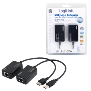 Kabel USB Przedłużacz po skrętce 45m Logilink - obrazek 2