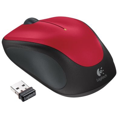 Mysz bezprzewodowa Logitech M235 Czerwona - obrazek 4