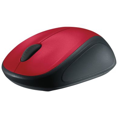 Mysz bezprzewodowa Logitech M235 Czerwona - obrazek 3