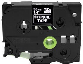 Taśma do drukarki etykiet Brother STE151 36mm Stencil tape - obrazek 2