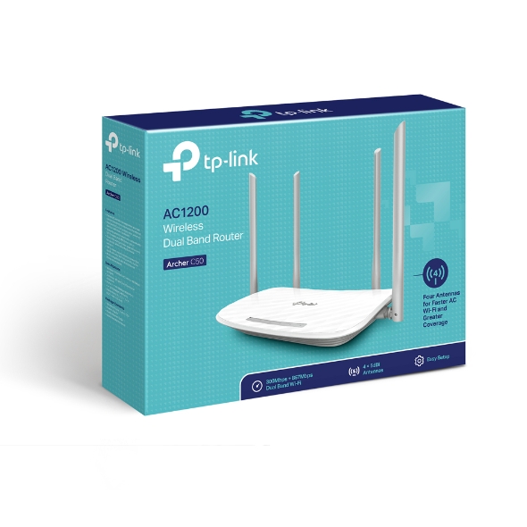 Router Dual-Band Wireless AC1200 TP-Link Wi-Fi Archer C50 - obrazek 3