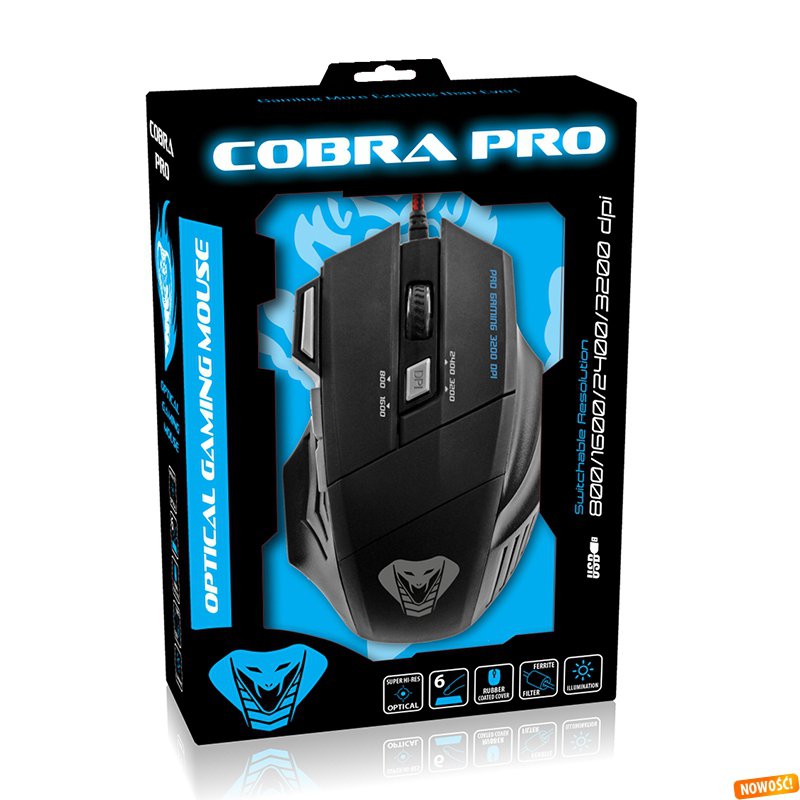Mysz Media-Tech Cobra Pro - Podświetlana myszka dla graczy - obrazek 5