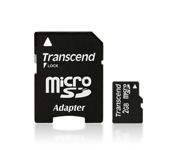 - karta pamieci MicroSD 2GB Transcend + Adapter SD! - obrazek 2