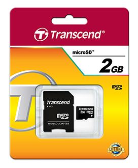 - karta pamieci MicroSD 2GB Transcend + Adapter SD! - obrazek 5