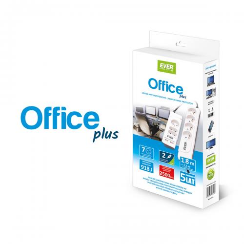 Listwa zasilająca Ever Office Plus SurgeArrest - obrazek 3