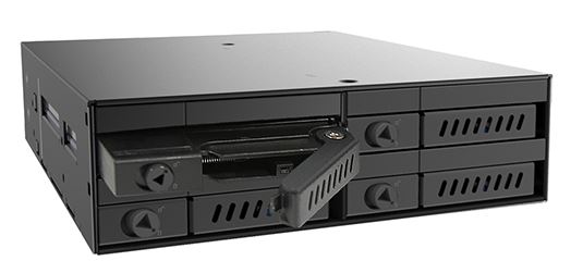 Kieszeń 5.25" -> 4xHDD/SSD 2.5" Chieftec CMR-425 - obrazek 2