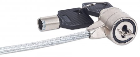 Linka zabezpieczająca do laptopa na kluczyk Manhattan - obrazek 3