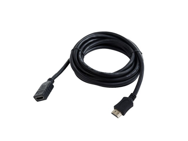 Kabel przedłużacz HDMI męski na HDMI żeński v2.0 0.5m Gembird - obrazek 2