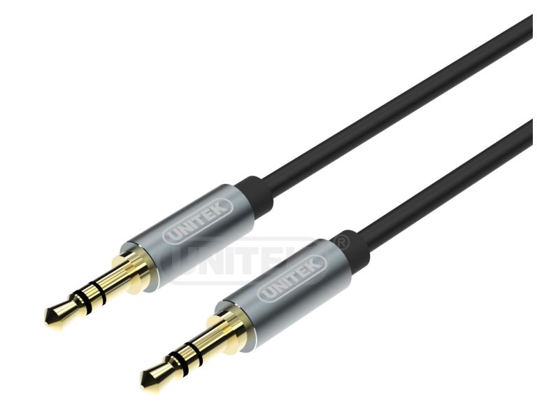 Kabel Audio Mini Jack Stereo męski na Mini Jack Stereo męski 1.5m Unitek - obrazek 4
