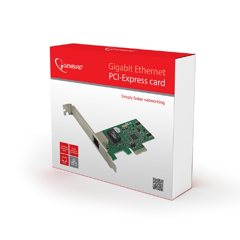 Karta sieciowa PCI-E Gembird Gigabit 10/100/1000 Mbps - obrazek 2