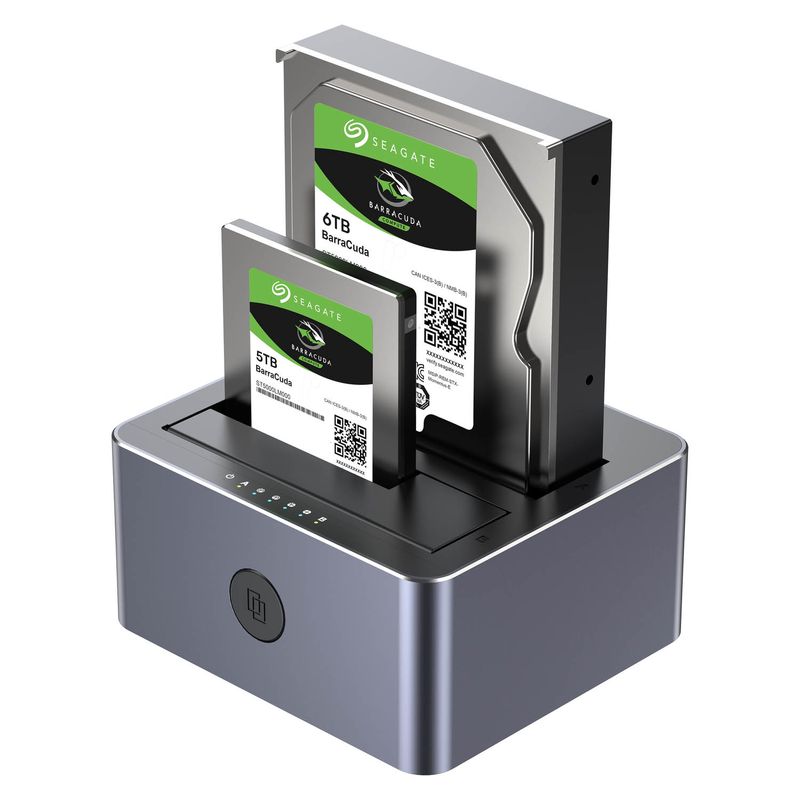 Stacja dokująca dla dysków HDD 2.5 i 3.5 USB 3.0 Dual HDD Unitek Y-3026GY01-EU - obrazek 2