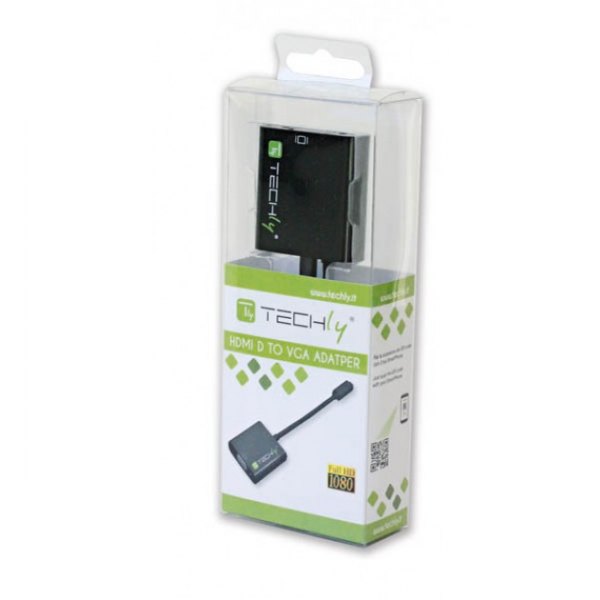 Adapter micro HDMI męski na VGA żeński Techly - obrazek 3