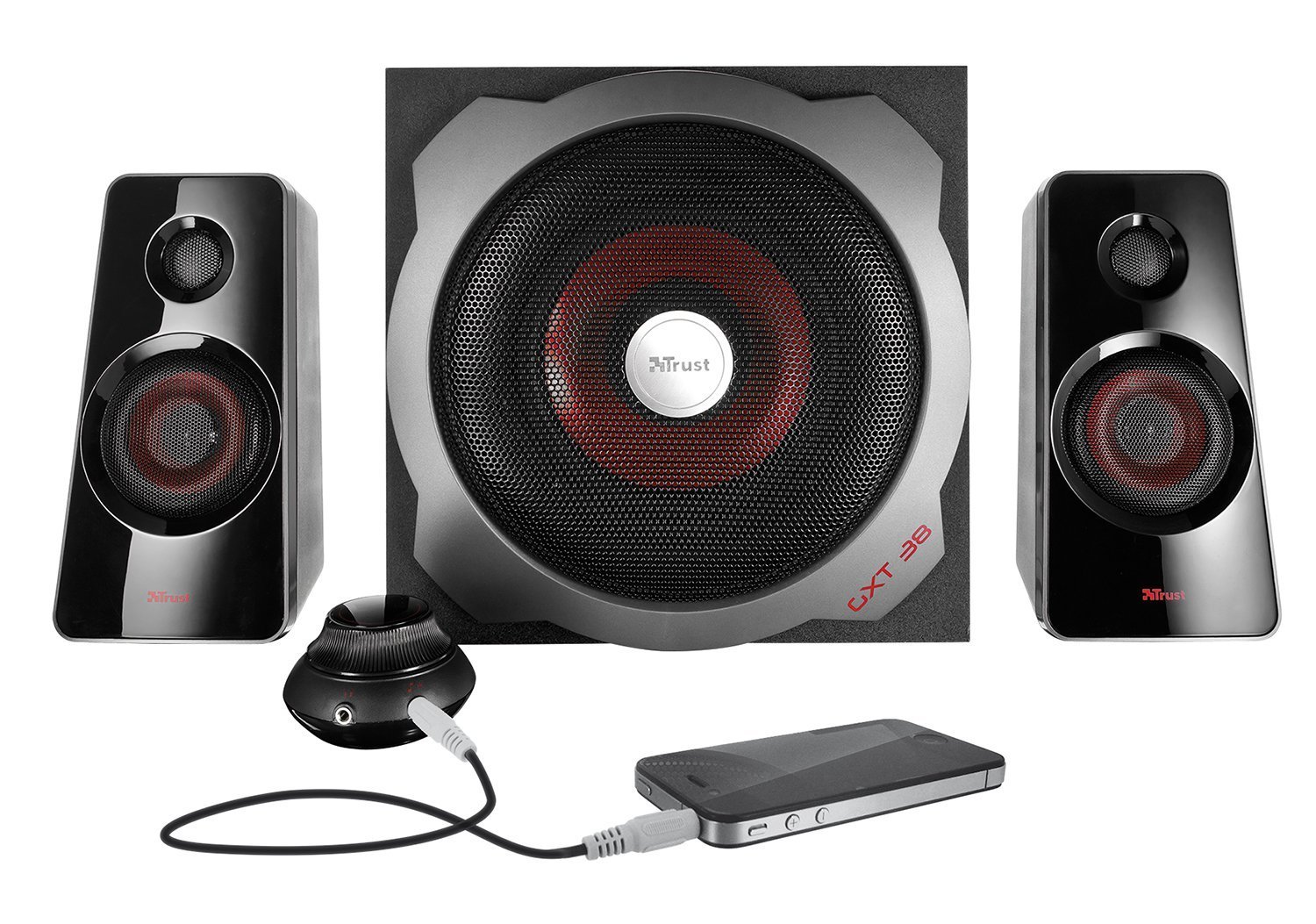 Głośniki Trust GXT 38 Subwoofer 2.1 Speaker Set - obrazek 3