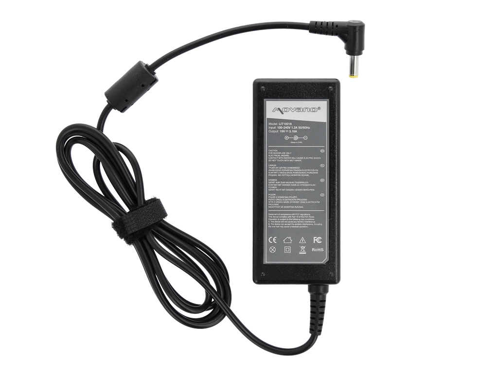 Zasilacz sieciowy do laptopa Compaq, HP, Toshiba 19V 60W 5,5x2,5mm - obrazek 4