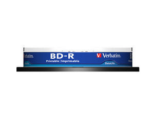 BD-R BluRay x6 25GB Verbatim Cake *10 Printable - obrazek 4