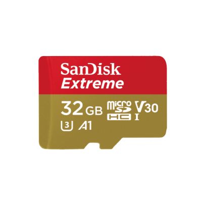 - karta pamieci MicroSD 32GB SDHC SanDisk Extreme + Adapter SD! 100MB/60MB - obrazek 4