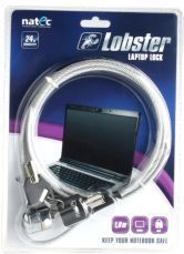 Linka zabezpieczająca do laptopa na kluczyk Natec LOBSTER KEY - obrazek 3