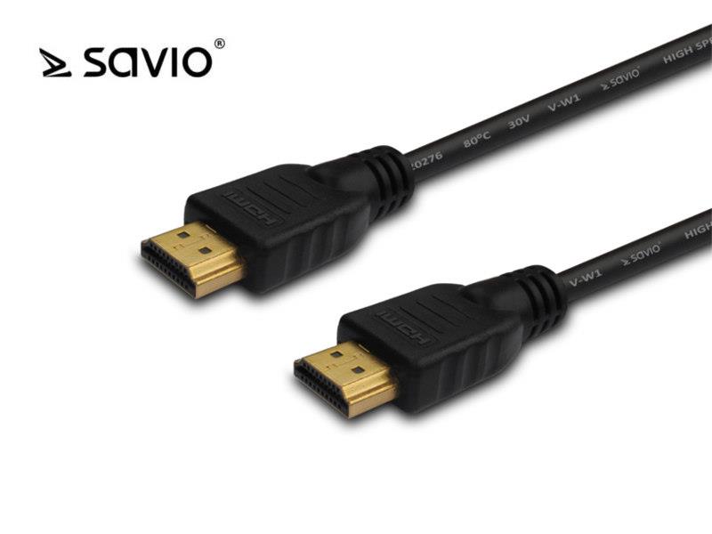 Kabel HDMI męski na HDMI męski  v.2.0   3.0 m  Savio