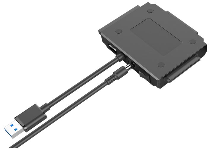 Adapter USB 3.0 do HDD/SSD IDE/SATA 2.5"/3.5" z zasilaczem Unitek - obrazek 3