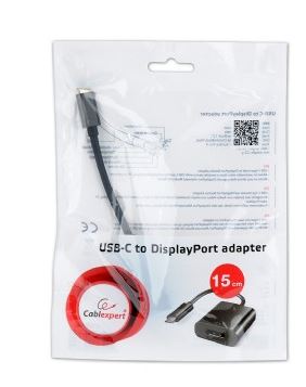 Adapter USB Type-C męski na DisplayPort żeński Gembird - obrazek 2