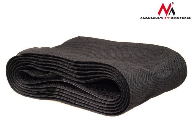 Maskownica do kabli Maclean podłogowa - średnica 105mm, długość 2.0m czarny - obrazek 2